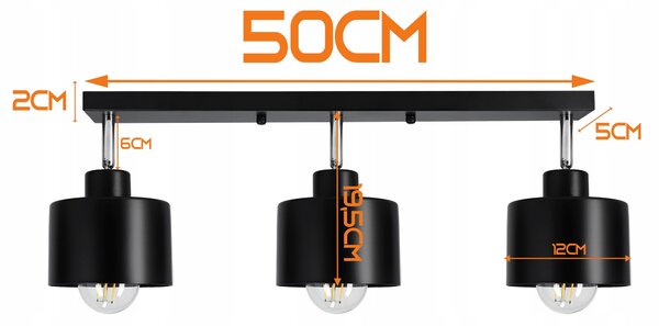 Závěsné svítidlo, 3× E27
