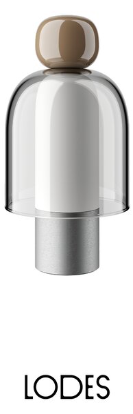Lodes LED stmívatelná přenosná stolní lampa Easy Peasy, Ø 11,6 cm, 1x5W Barva: Zelená