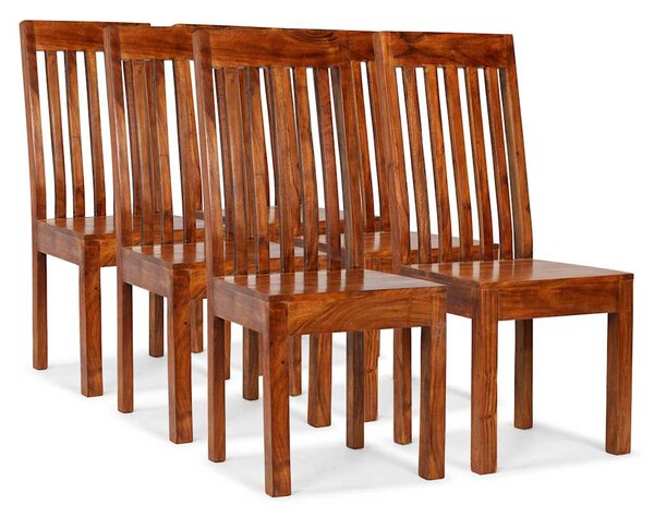 Jídelní židle 6 ks masivní dřevo moderní 275274
