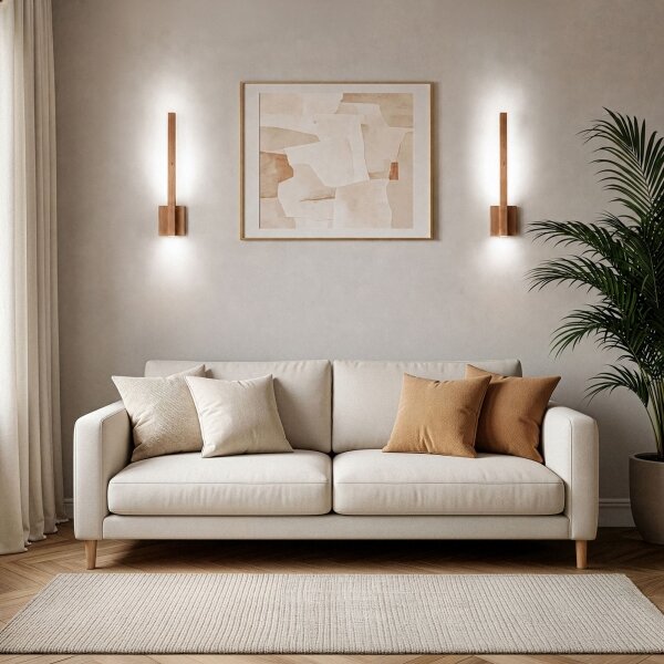BRILAGI - LED Nástěnné svítidlo GARDALINE LED/90W/230V 60 cm dub