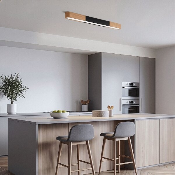 BRILAGI - LED Stropní svítidlo GARDALINE LED/100W/230V 80 cm dub/černá