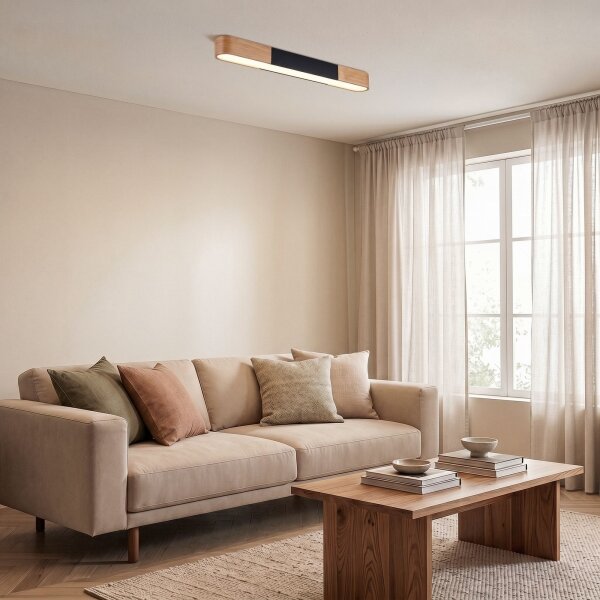 BRILAGI - LED Stropní svítidlo GARDALINE LED/100W/230V 80 cm dub/černá