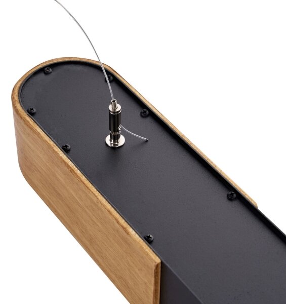 BRILAGI - LED Lustr na lanku GARDALINE LED/100W/230V dub/černá