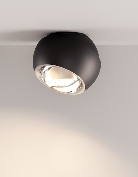 Lodes LED stropní svítidlo Spider, Ø 12 cm, 1x11W Barva: Matná černá, Teplota světla: 2700K - teplá bílá