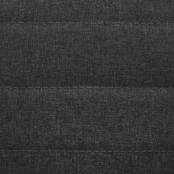 Jídelní židle 6 ks tmavě šedé textil 275379