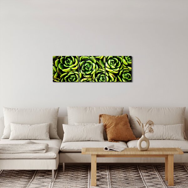 Obraz netřesků (s hodinami) (90x30 cm)