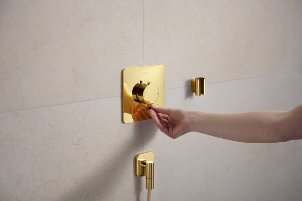 Hansgrohe Ecostat Comfort Q vanová baterie pod omítku s termostatem zlatá 33713990
