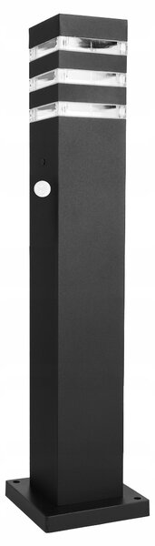 Venkovní osvětlovací sloupek E27 s pohybovým čidlem, 80 cm, IP54