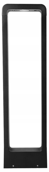 Černý venkovní osvětlovací sloupek 80 cm – neutrální bílá, IP44, 10 W