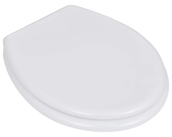 WC sedátka s víkem 2 ks MDF bílá 275907