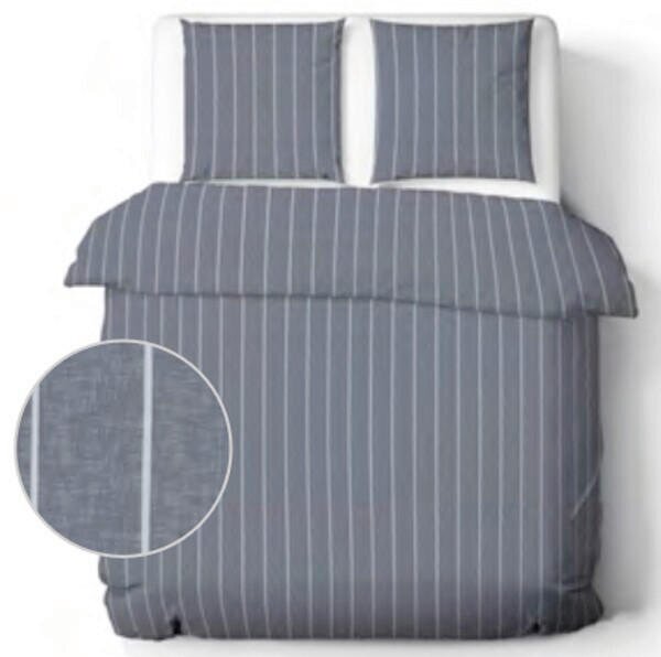 POVLEČENÍ satén šedomodrá 140/200 cm MISTRAL - Povlečení