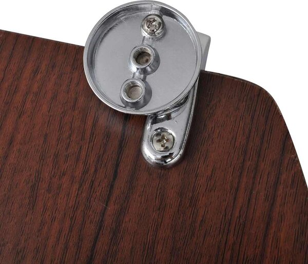 WC sedátka s víky 2 ks MDF hnědá 275909