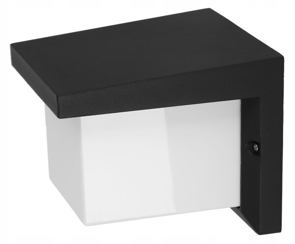 Černé fasádní svítidlo E27, IP54, max. 40 W