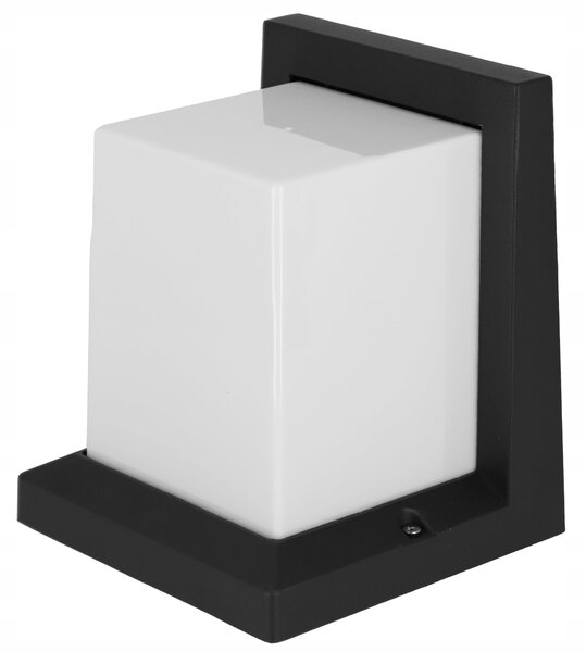 Černé fasádní svítidlo E27, IP54, max. 40 W