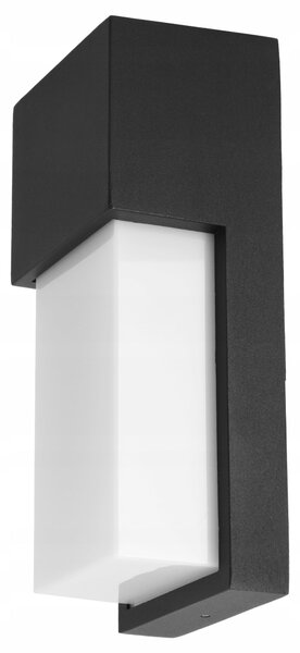 Černé fasádní svítidlo E27, IP54, max. 40 W