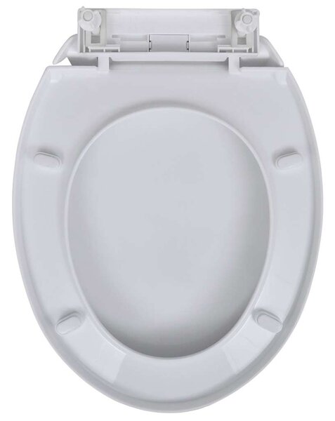 WC sedátka s funkcí pomalého sklápění 2 ks bílá plastová 275927