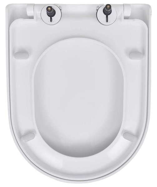 WC sedátka s funkcí pomalého sklápění 2 ks bílá plastová 275930