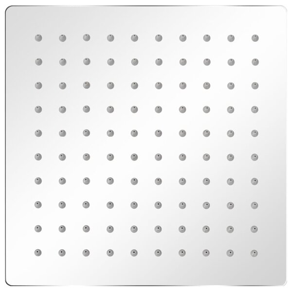 Dešťové sprchové hlavice 2 ks 20 x 20 cm nerezová ocel 275939
