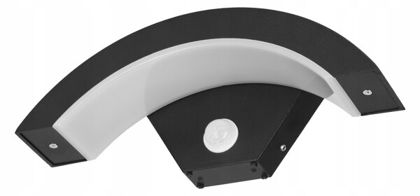 LED fasádní svítidlo 10 W, IP54, neutrální bílá, 29 × 10 × 9 cm