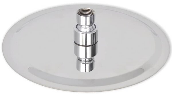 Dešťové sprchové hlavice 2 ks Ø 20 cm nerezová ocel 275934