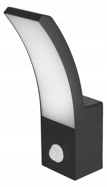 LED fasádní svítidlo 10 W, IP44, neutrální bílá, 80 × 160 × 240 mm