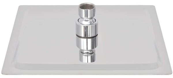 Dešťové sprchové hlavice 2 ks 20 x 20 cm nerezová ocel 275939