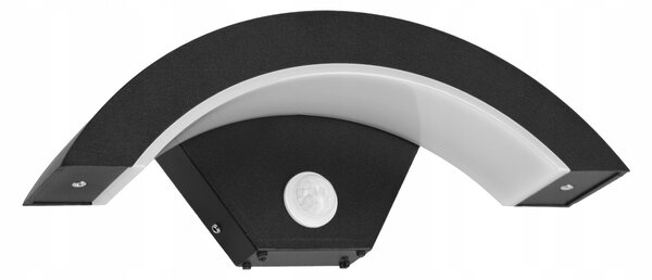 LED fasádní svítidlo 10 W, IP54, neutrální bílá, 29 × 10 × 9 cm