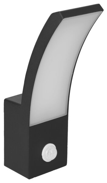 LED fasádní svítidlo 10 W, IP44, neutrální bílá, 80 × 160 × 240 mm