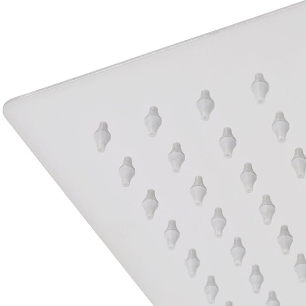 Dešťové sprchové hlavice 2 ks 20 x 30 cm nerezová ocel 275944