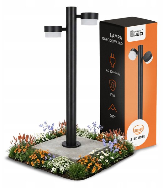 Venkovní osvětlovací sloupek GX53 230 V, 60 cm, IP54