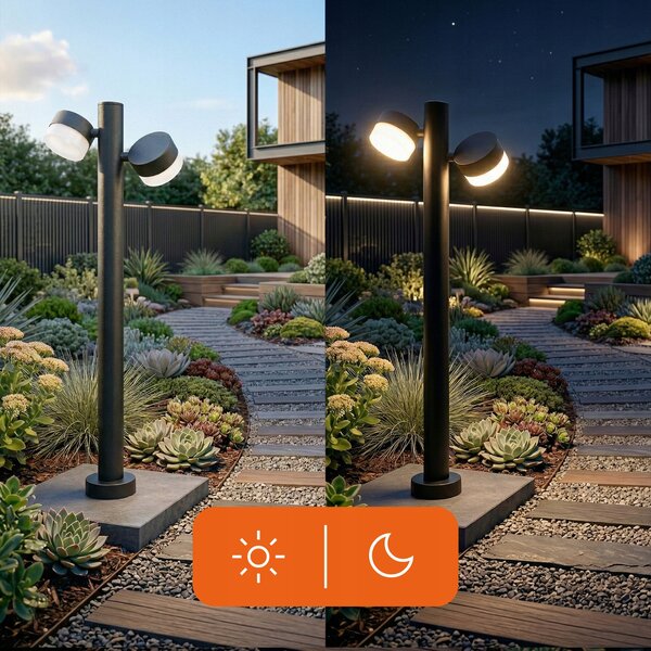Venkovní osvětlovací sloupek GX53 230 V, 60 cm, IP54
