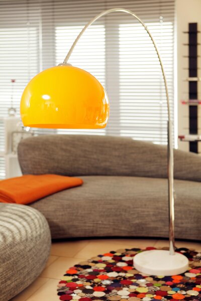 STOJACÍ OBLOUKOVÉ SVÍTIDLO, 155/208/40 cm P & B - Online Only svítidla, Online Only