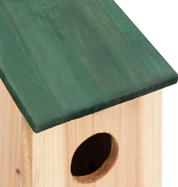 Ptačí budky 8 ks dřevěné 12 x 12 x 22 cm 276006