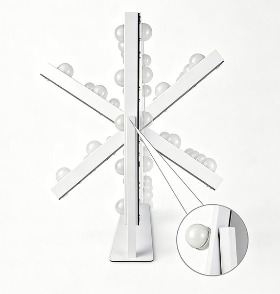 EKSPAND LED zrcadlo HOLLYWOOD 30x40cm