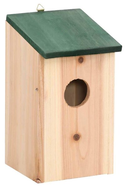 Ptačí budky 8 ks dřevěné 12 x 12 x 22 cm 276006