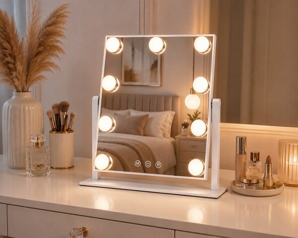 EKSPAND LED zrcadlo HOLLYWOOD 25x30cm