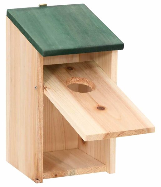 Ptačí budky 8 ks dřevěné 12 x 12 x 22 cm 276006