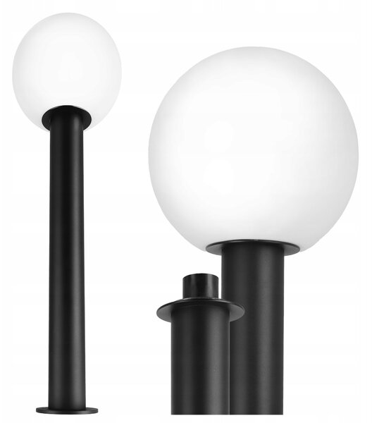 Černý venkovní osvětlovací sloupek E27 60 cm, IP54