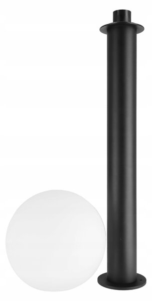 Černý venkovní osvětlovací sloupek E27 60 cm, IP54