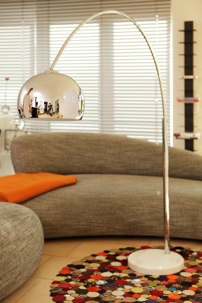 STOJACÍ OBLOUKOVÉ SVÍTIDLO, 155/208/30 cm P & B - Online Only svítidla, Online Only