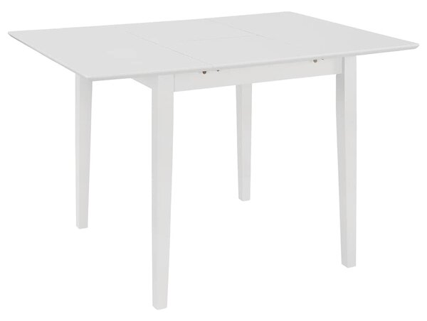 5dílný jídelní set MDF bílý 276396