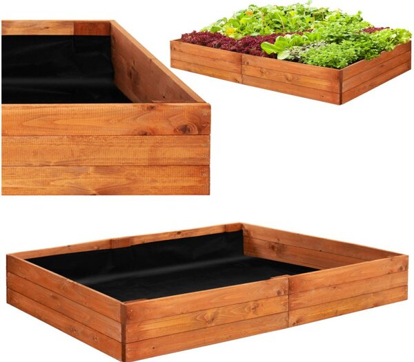 Vyvýšený záhon 240x84 cm dřevěný SPRINGOS GB0005