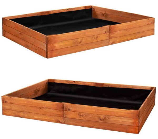Vyvýšený záhon 240x84 cm dřevěný SPRINGOS GB0005