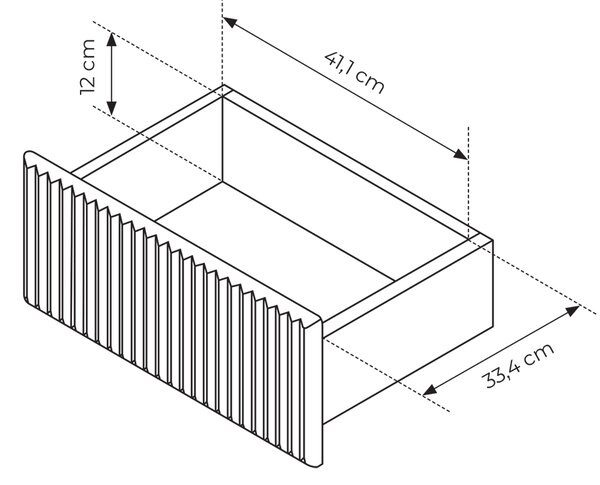 MUTI k | komoda 147 2D3S | 147 cm | kašmír