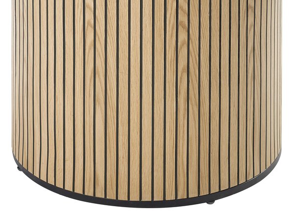JÍDELNÍ STŮL, dub, přírodní barvy, černá, 100/100/75 cm MID.YOU - Jídelní stoly, Online Only