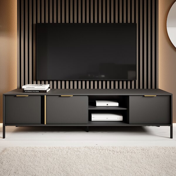 LARS a | TV stolek RTV 203 3D | 202,9 cm | antracit