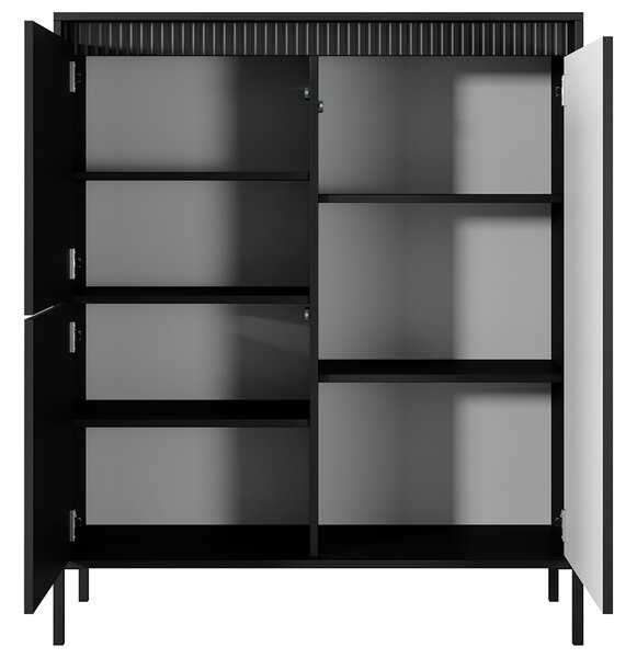 SENSO c | komoda 3D | 103,5 cm | černá