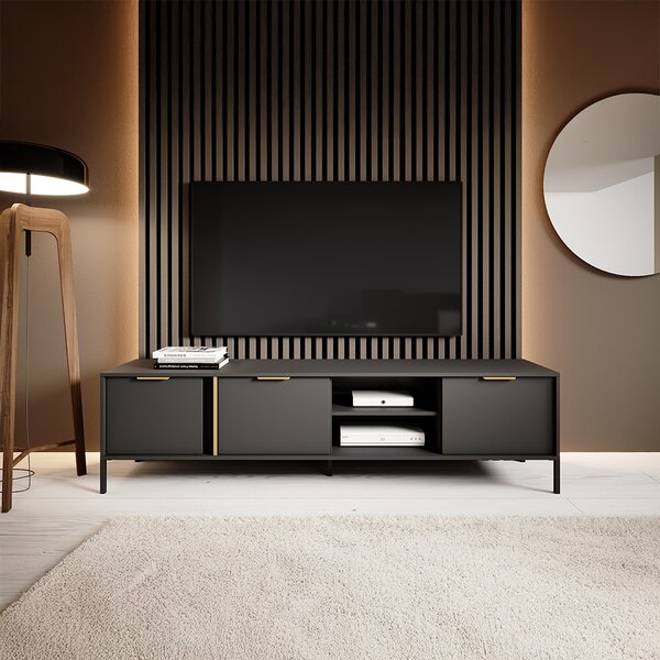 LARS a | TV stolek RTV 203 3D | 202,9 cm | antracit