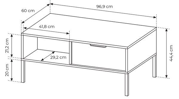 Obývací stěna LARS A | 4 díly | 430 cm + 96,9x60 cm | antracit