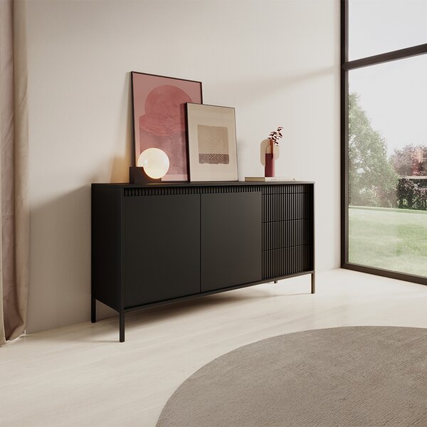 SENSO c | komoda 153 2D3S | 153,5 cm | černá